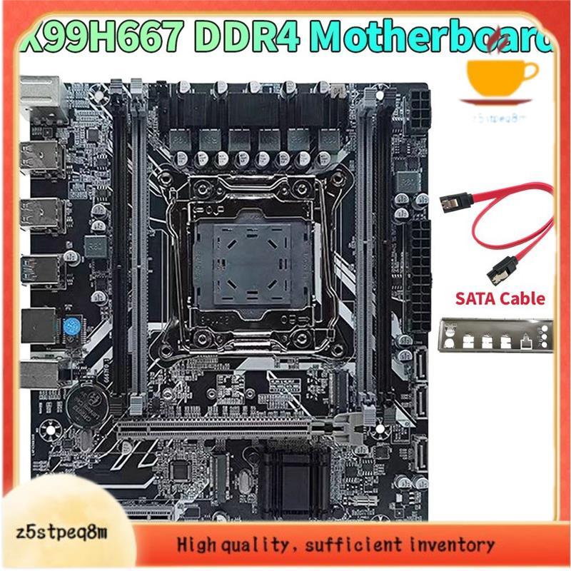 Placa-Mãe X99H667 DDR4 H81/B85 Chip LGA 2011-. 2 NVME Gigabit Ethernet Suporta Para Jogos 4X DDR4 RAM X99