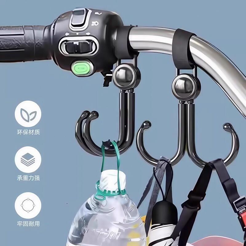 Gancho para carro elétrico, bolsa para transporte de bebê, gancho para caminhada, cadeira de rodas de bebê, Velcro, ganc