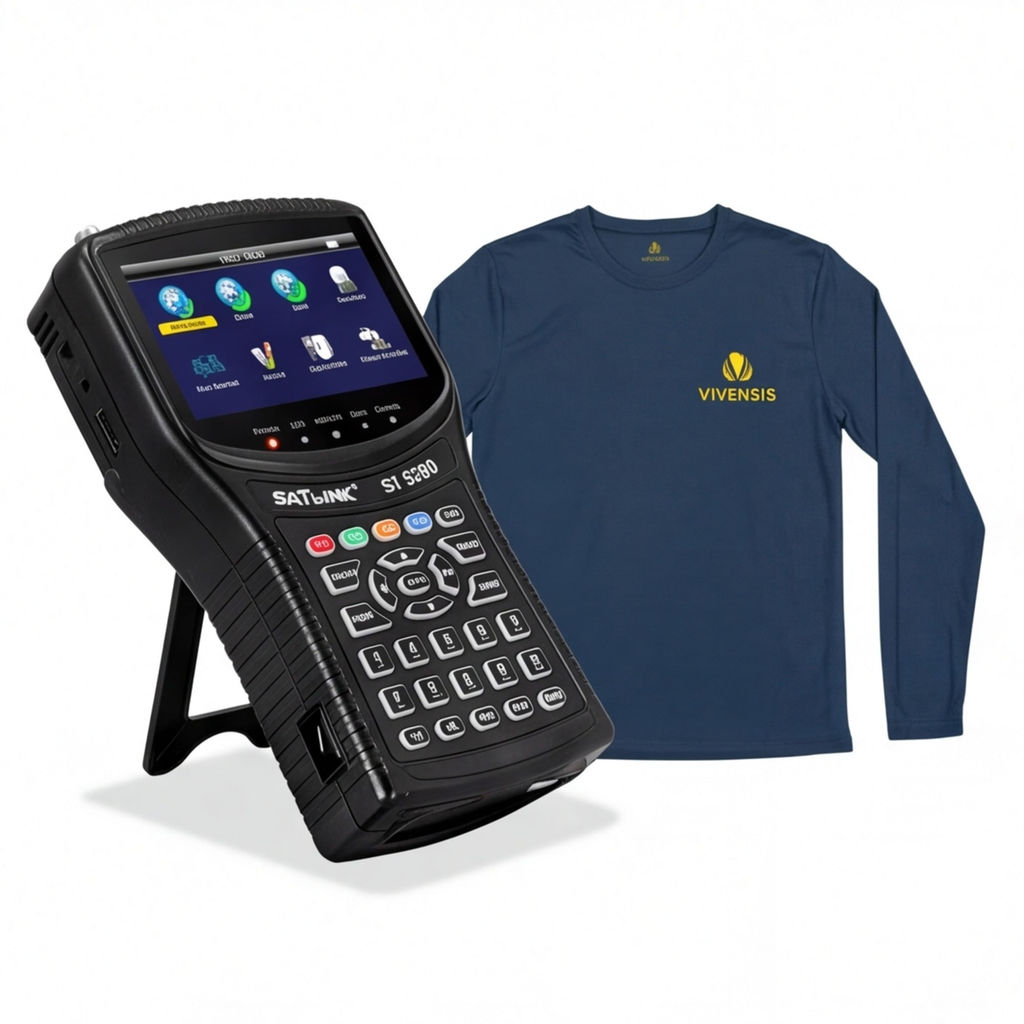 Localizador de Sinal Satlink + Camisa UV Proteção Solar G
