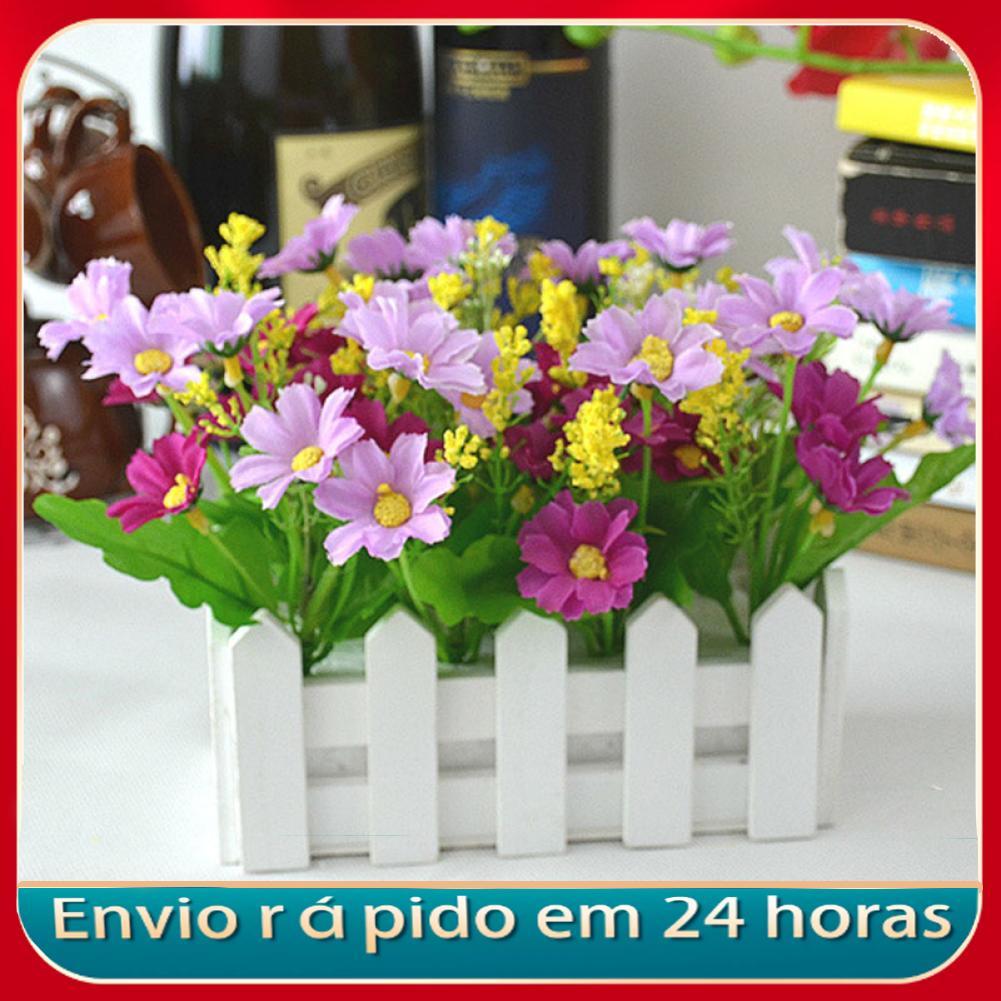 nicegadget-BR [Ander Online] (Armazém Virtual) Conjunto de Flores Artificiais Janela da Sala Decoração de Casamento