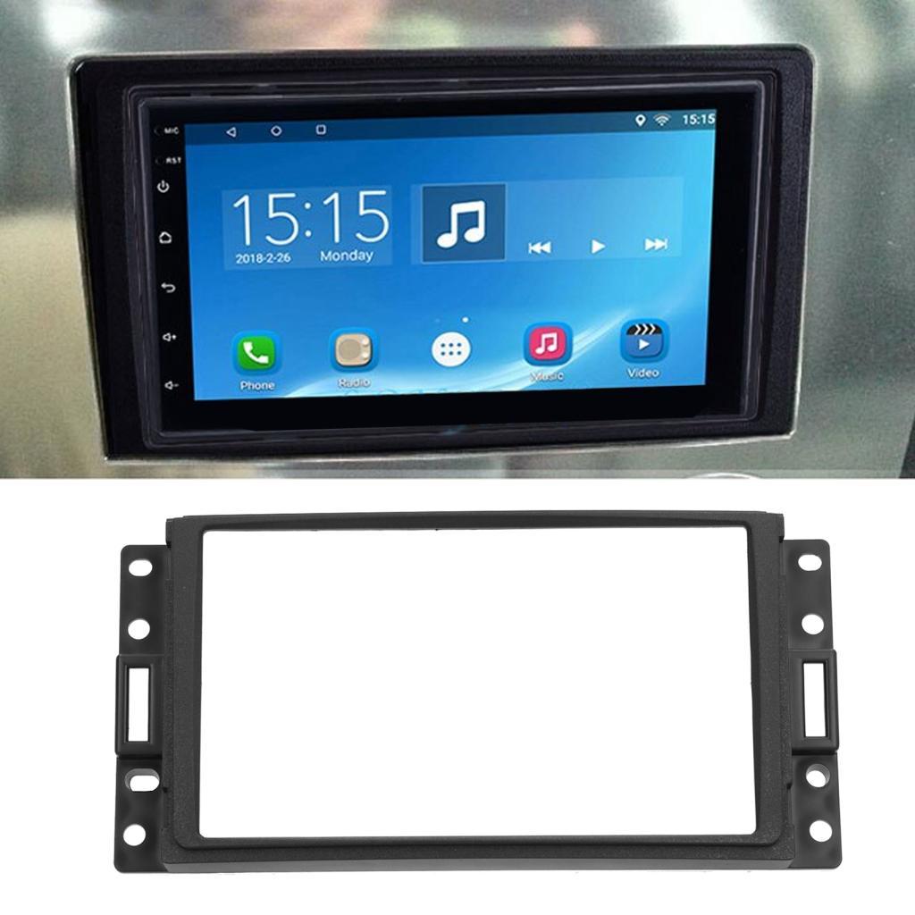 Quadro de navegação do traço da fáscia do rádio estéreo do carro ABS resistente para atualização