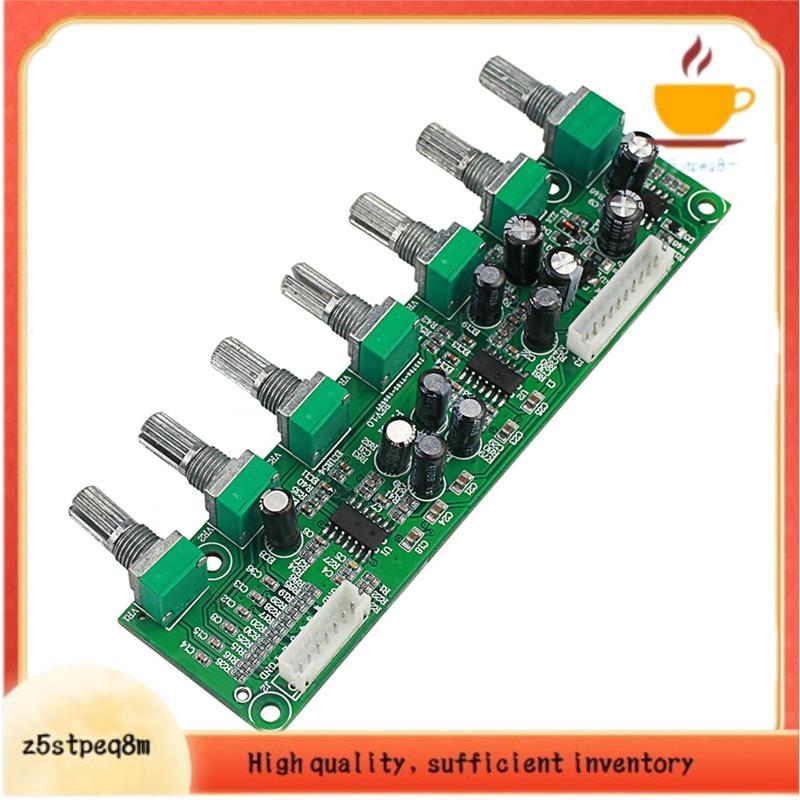 5.1 Volume Do Canal De Tom Pré-Amplificador + Ajuste De Frequência 6 Vias Para 5.1 DIY DC15-35V
