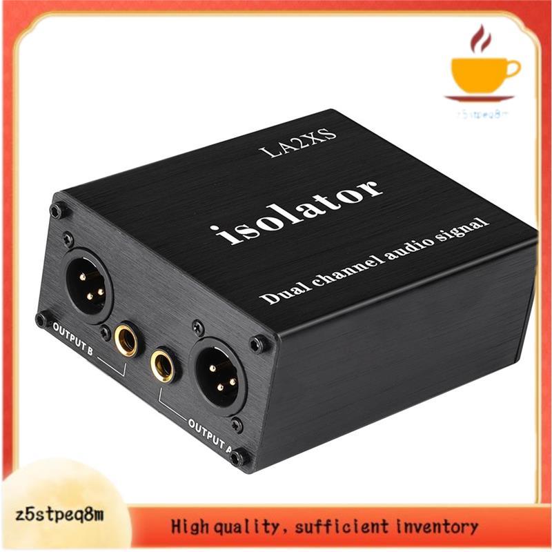 Isolador De Áudio De Canal Duplo Filtro De Redução De Ruído 6.5 XLR Mixer