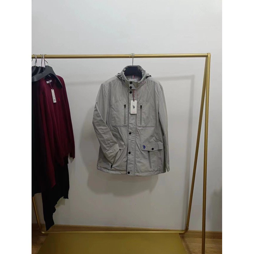 EUA POLO ASSN Roupas masculinas acolchoadas de algodão American Paul Roupas acolchoadas de algodão USPA Roupas masculina