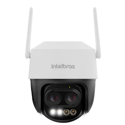 Câmera Externa iM7+ Zoom Visão Noturna e Áudio Bidirecional Intelbras