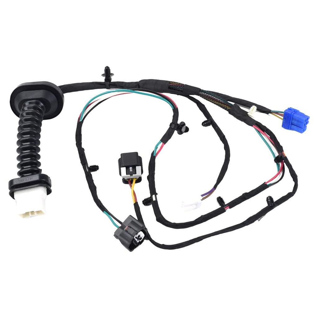 Fiação da Porta Traseira 645-506 com Conectores Compatível com Dodge Ram 1500 2500 3500 4500 5500 de 2004-2010 Substitui