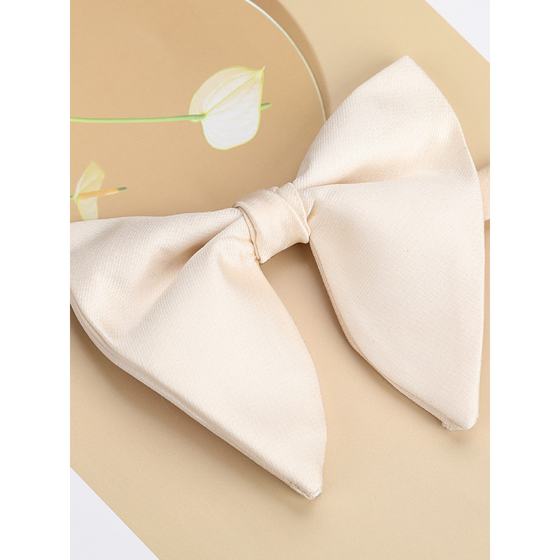Moda bege chifre gravata borboleta masculina gravata borboleta terno do noivo camisa casamento All-Match versão coreana