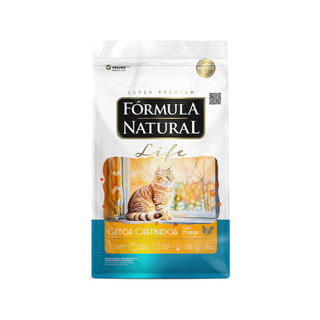 FORMULA NATURAL LIFE GATO CASTRADO SABOR FRANGO 10,1KG