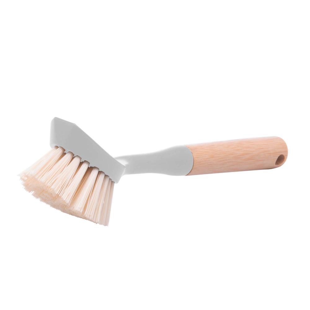 Escova para Limpeza Lyor de Bambu com Cabo 23,5cm x 4,5cm