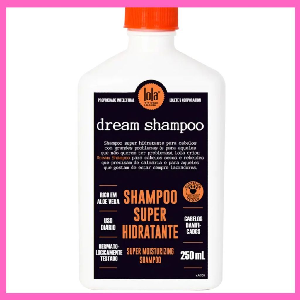 Lola Cosmetics Dream Cream - Shampoo  250ml Super Hidratante
