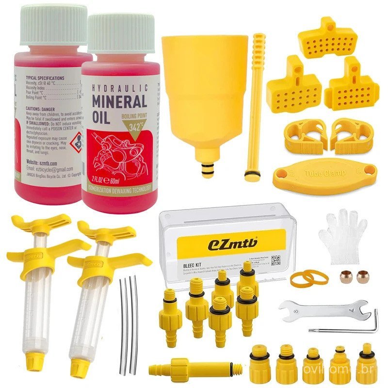 Óleo Mineral de 60ml para Kit de Sangria de Freio a Disco Hidráulico Shimano Tektro Magura |   Ferramenta de Reparação d