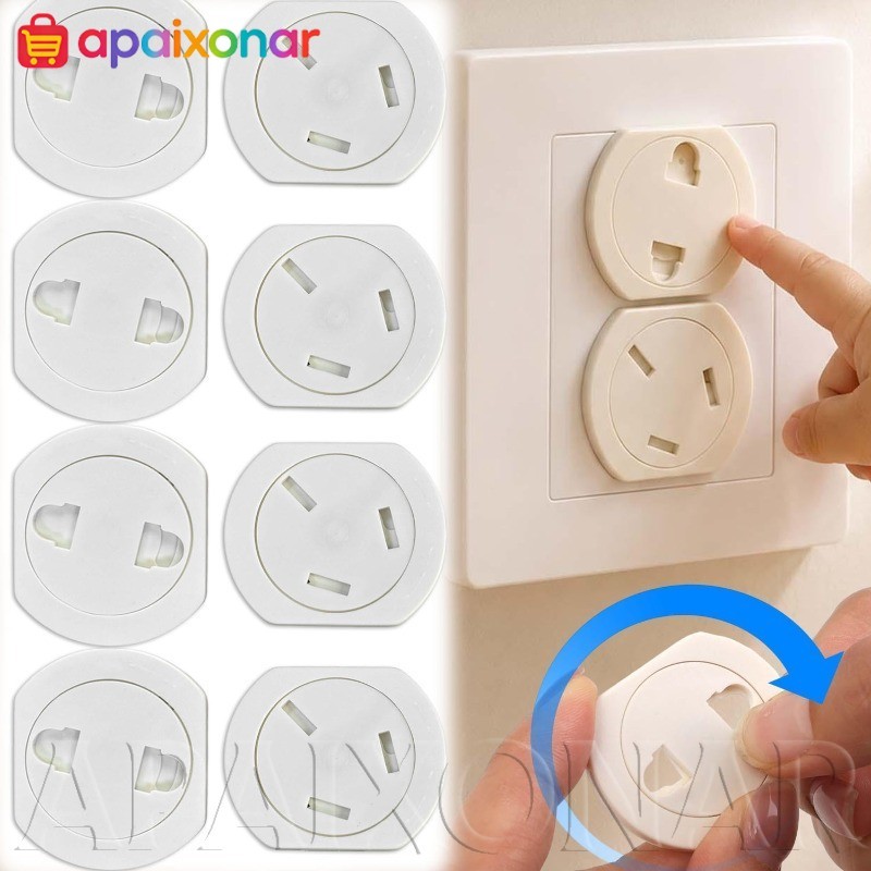 [Happt] 2/4 Unidades De Plugues De Soquete De Proteção De Interruptor De 2/3 Furos-Protetor De Choque Antielétrico-Tampa