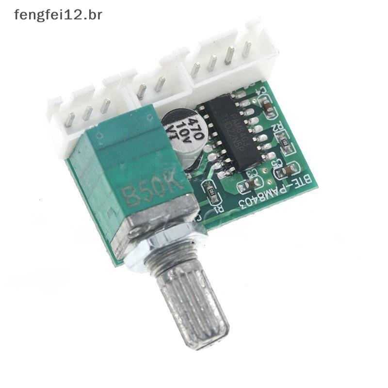 FENGF PAM8403 Amplificador De Áudio De Canal Duplo Mini USB 5V Módulo Estéreo Digital Para Aplicações Eletrônico DIY