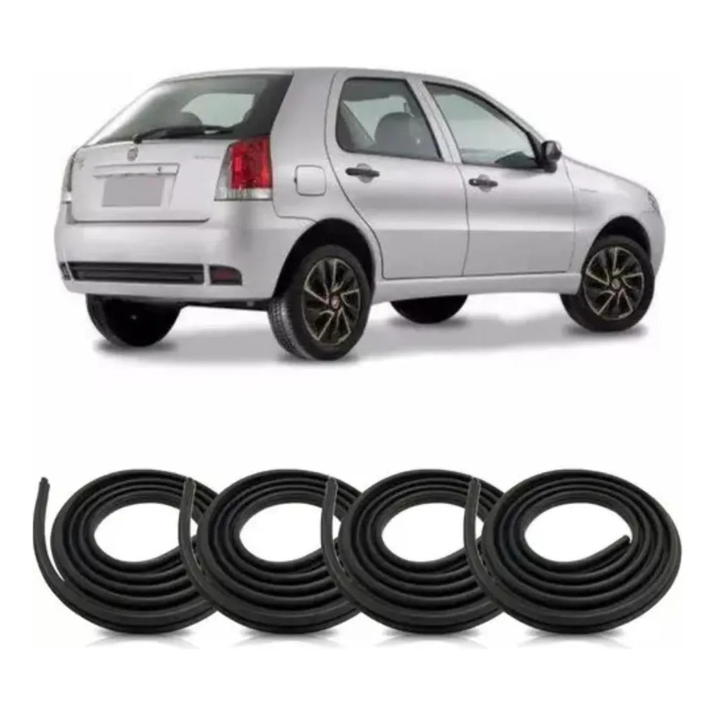 Kit 4 Máquina Vidro Elétrica Esq Vw Polo 2002 Até 2014