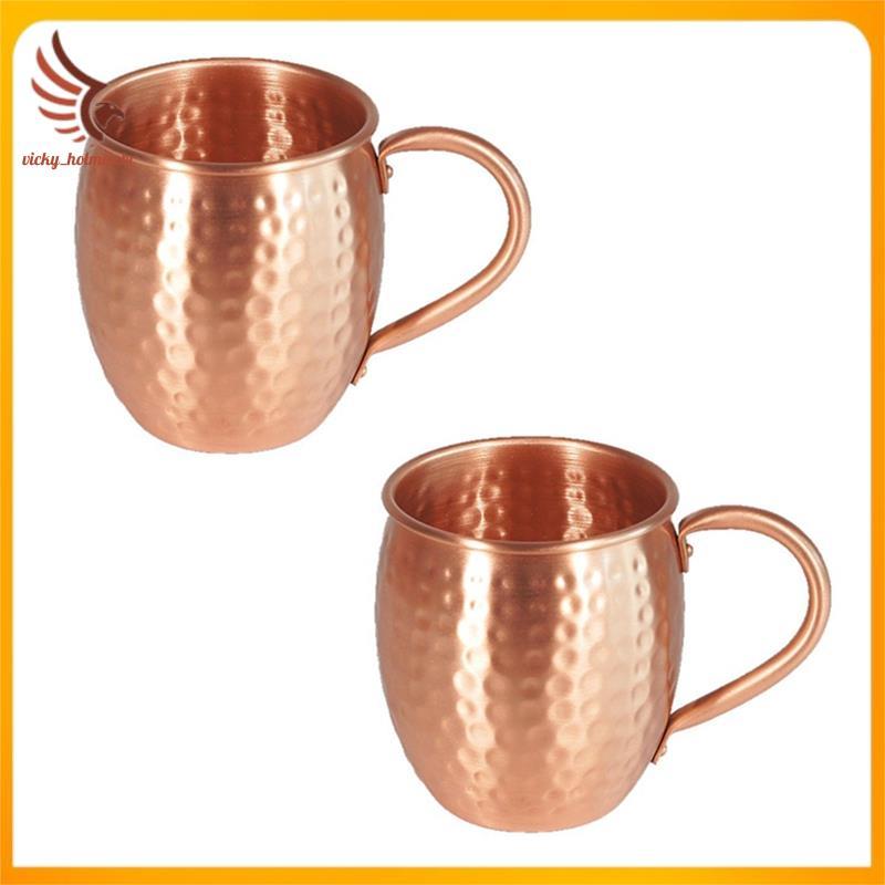 [vicky_holmes.br] Conjunto De Canecas De Coquetel De Cobre Com Copos Martelado Para Coquetéis , Bebidas De Cerveja Gengi