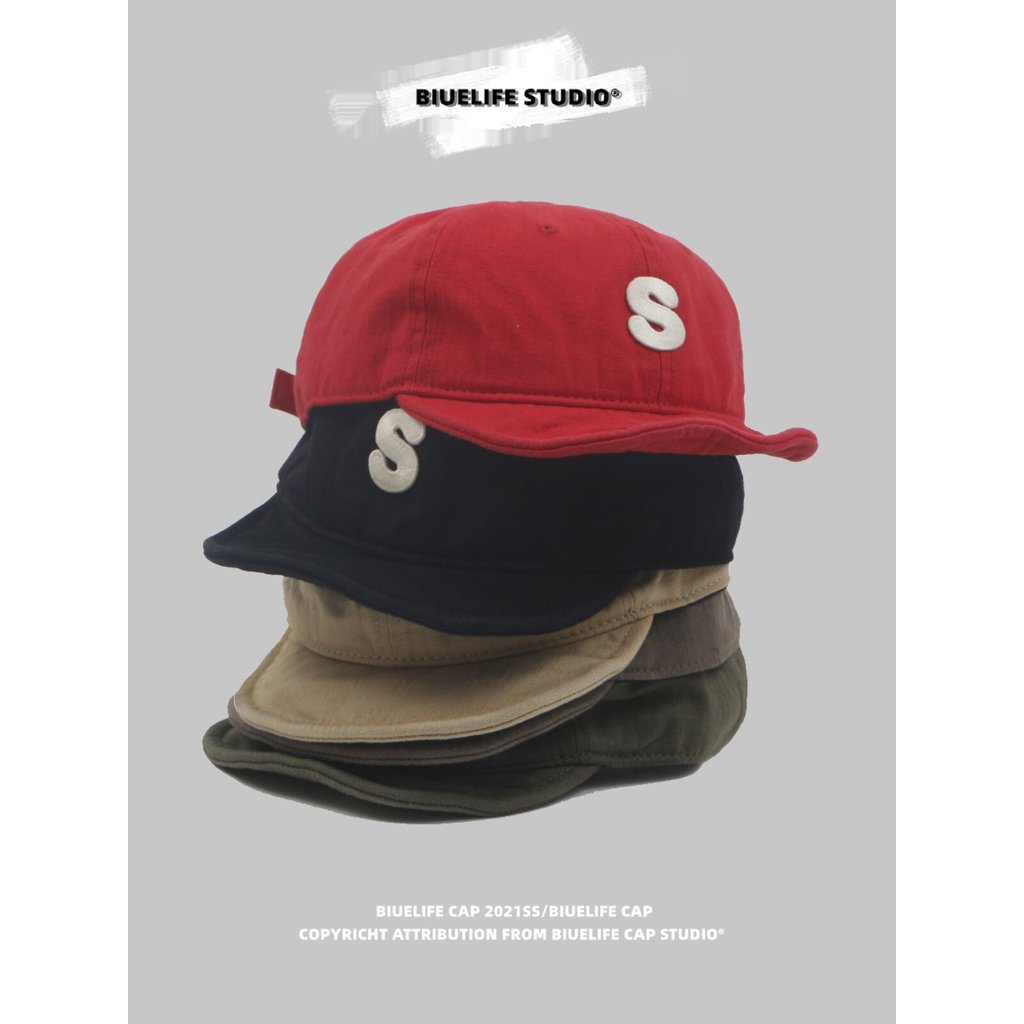boné masculino boné lacoste Boné de beisebol retrô macio com aba Flip de 60 cm, circunferência da cabeça grande
