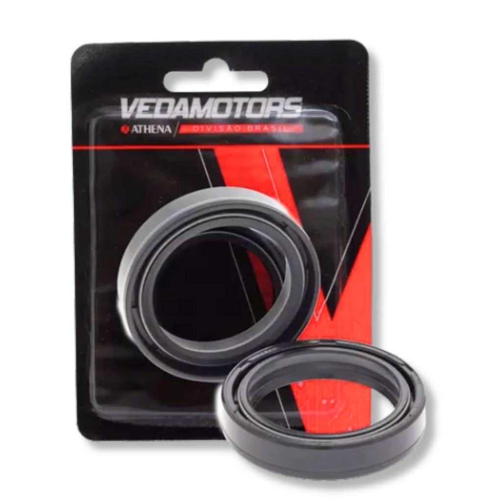 Retentor da Bengala + Guarda Pó Cg 150 Fan / Cg 150 Titan / Nxr 150 Bros / Pcx 150 / Cbx 200 Strada