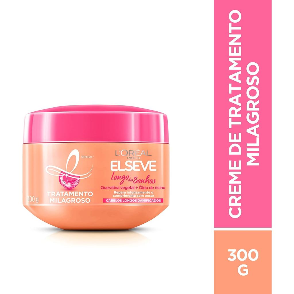 Creme Tratamento Elseve Longo Dos Sonhos 300g