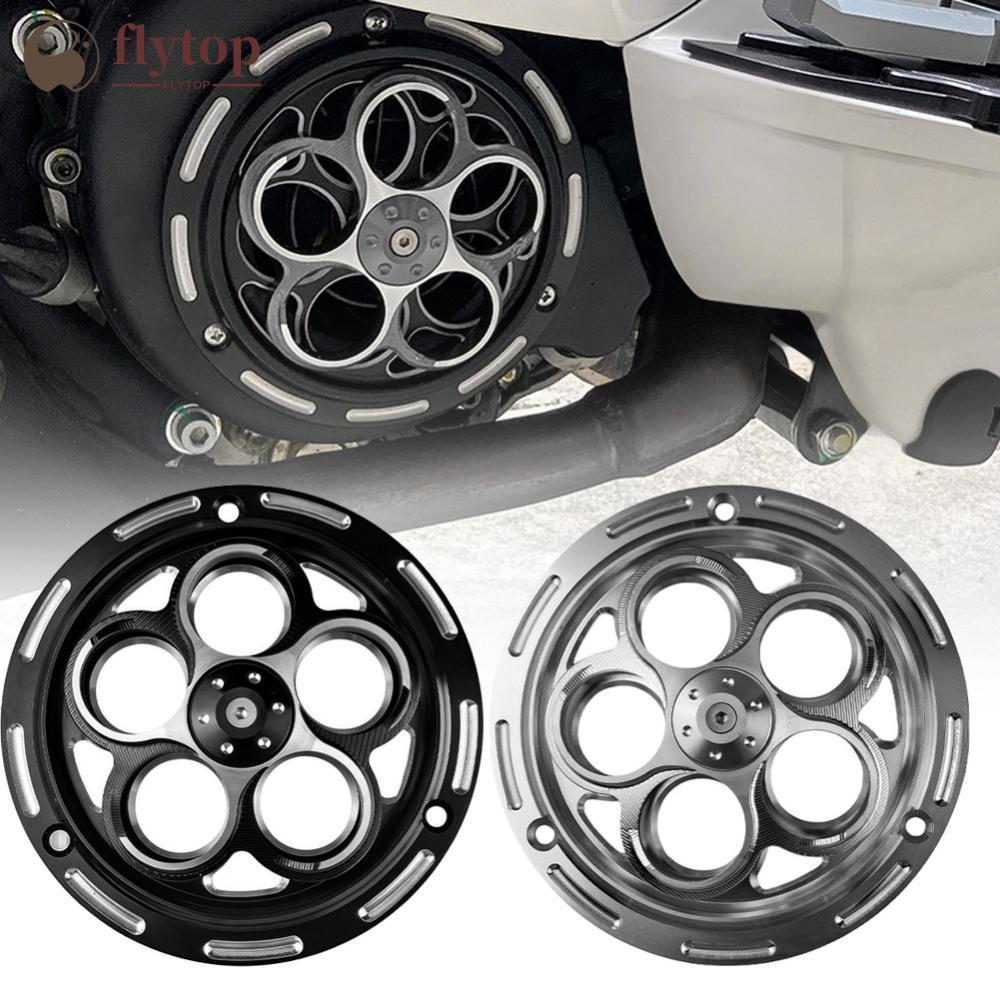 FLYTOP Motocicleta CNC Alumínio Rotativo Ventilador Capa Para VESPA Primavera Sprint 150 De Refrigeração Mortalha Decora