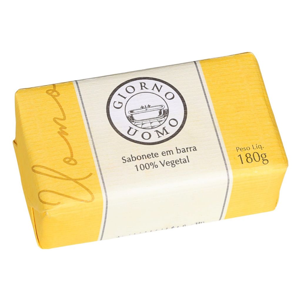 SABONETE EM BARRA GIORNO UOMO AMARELO 180G 10098