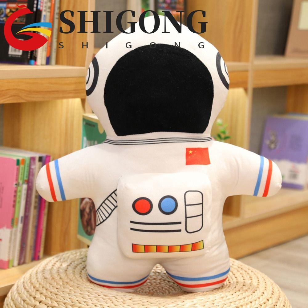SHIGONG Astronauta Brinquedos De Pelúcia Brinquedo Nave Espacial Decoração Para Casa Simulação Dos Desenhos Animados Tra