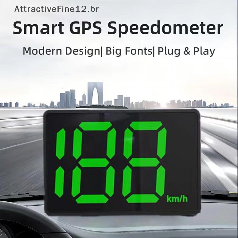 ATBR GPS Carro Velocímetro Digital HUD Head-up Display Eletrônico Velocidade Gadgets Inteligente Para Todos Os Medidores