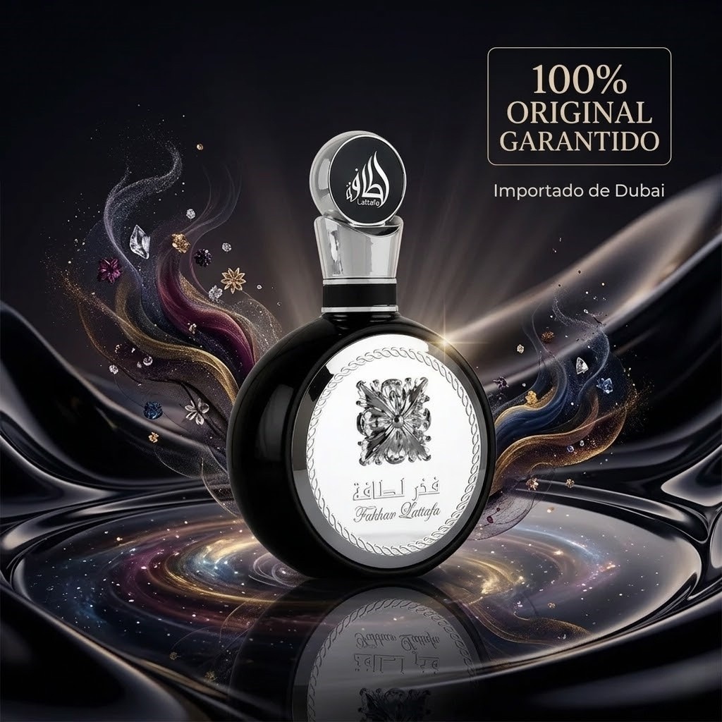 Lattafa Fakhar Black 100ml Árabe Masculino Eau De Parfum 100% Original Aromático Fougère Extremamente Sedutor