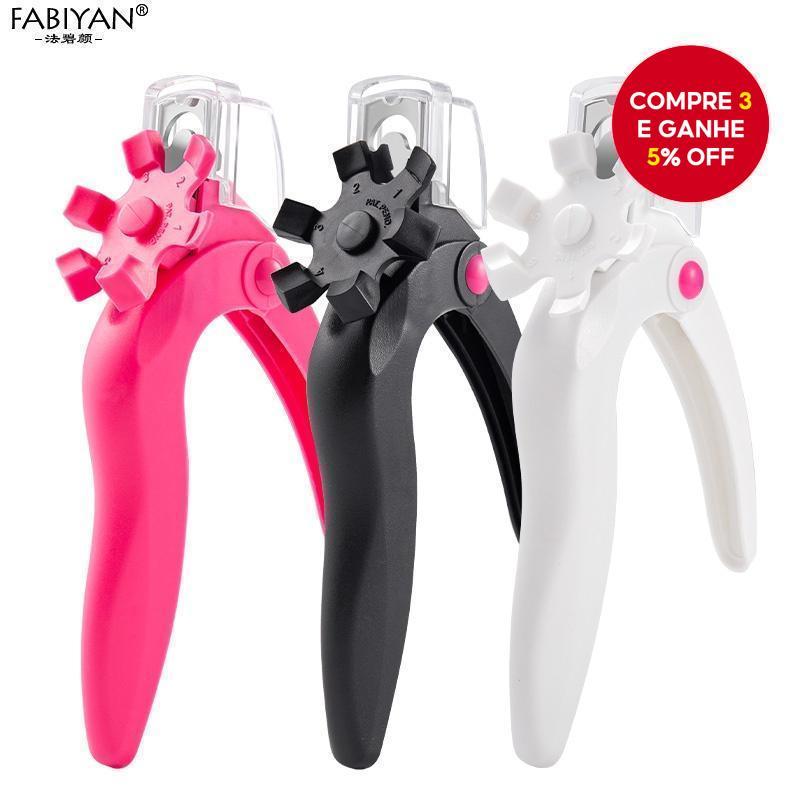 Alicate de unhas para nail art, cortador de unhas falsas com bordas arredondadas, ferramenta de manicure anti-splash.