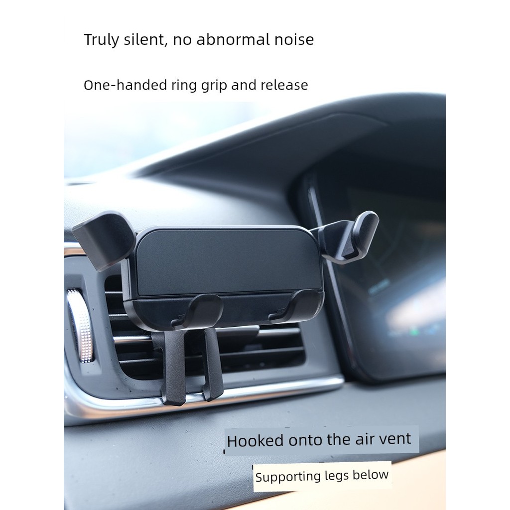 Suporte de celular para carro Suporte importado para automóvel Suporte celular veicular universal Silencioso sem som ano