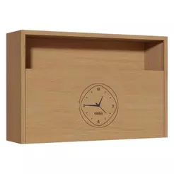 Armário Aéreo p/ Cozinha Condessa c/ 1 Porta Basculante 120cm Carvalho/Cinza - Nesher