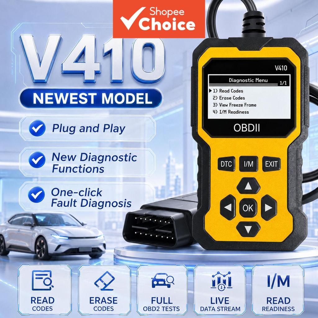 V410 Carro OBD2 Scanner Teste Ferramentas De Reparo Diagnóstico Leitor Código DTC