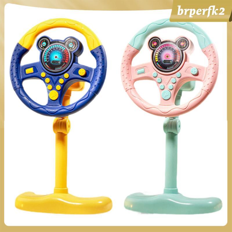 [Brperfk2] Brinquedo Simulado De Volante Interativo Com Luz E Música Eletrônica Para