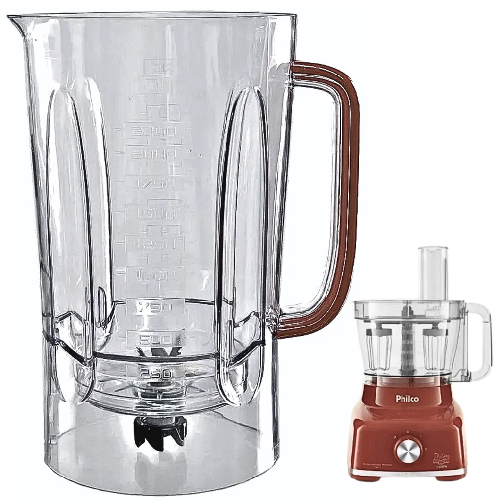 COPO SEM TAMPA MULTIPROCESSADOR PHILCO PMP1600 Vermelho