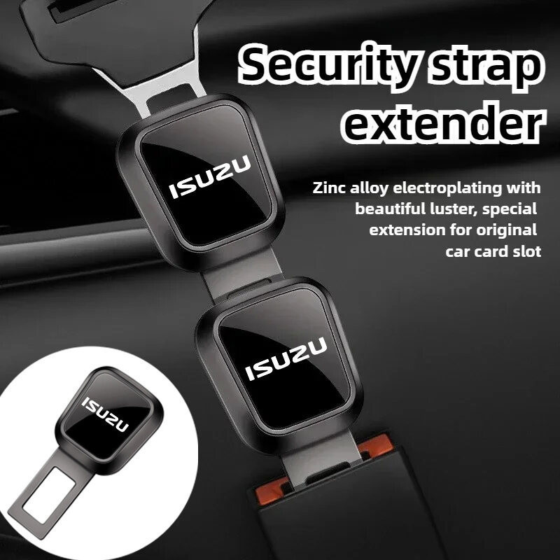 Extensor de Cinto de Segurança para Veículos Automotivos, Fivela de Segurança para ISUZU DMAX MUX MU MU-7 D-MAX