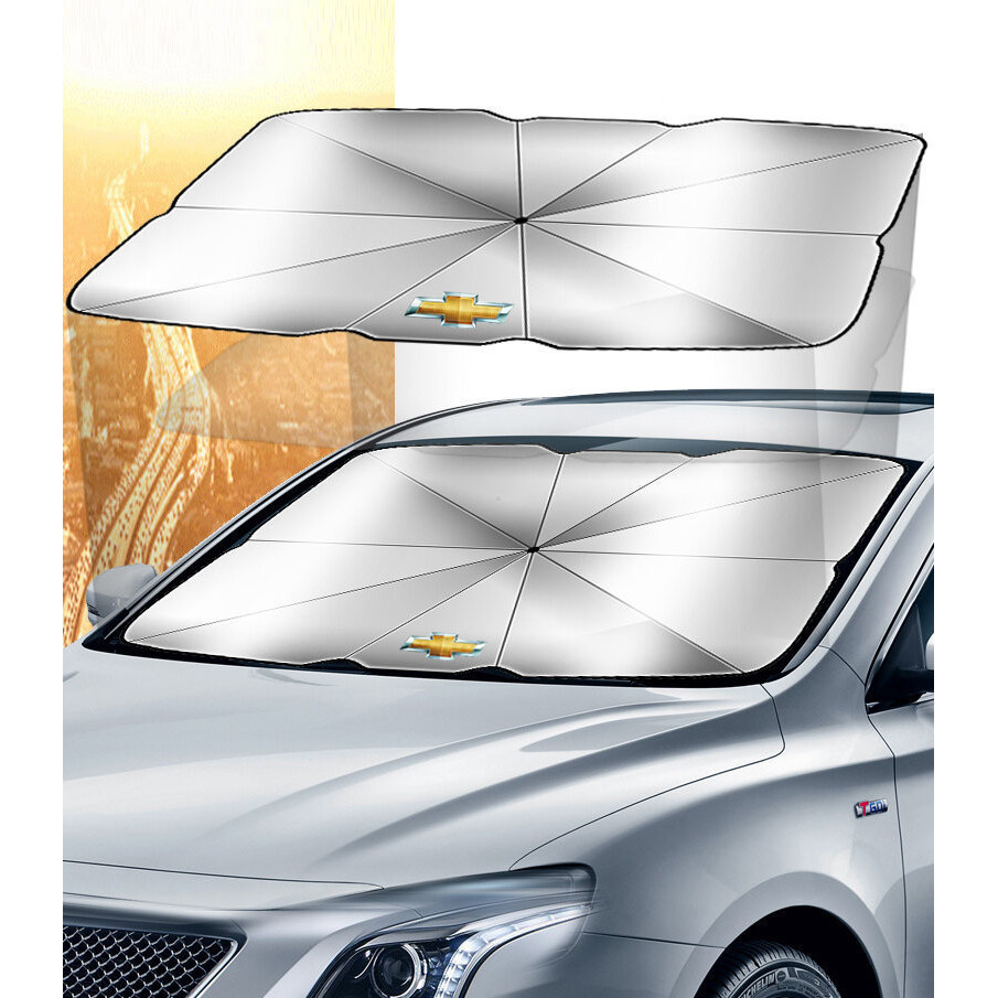 Para-sol para Carro Chevrolet, Protetor Solar para Para-brisa Frontal ​ Proteção Solar contra Raios UV