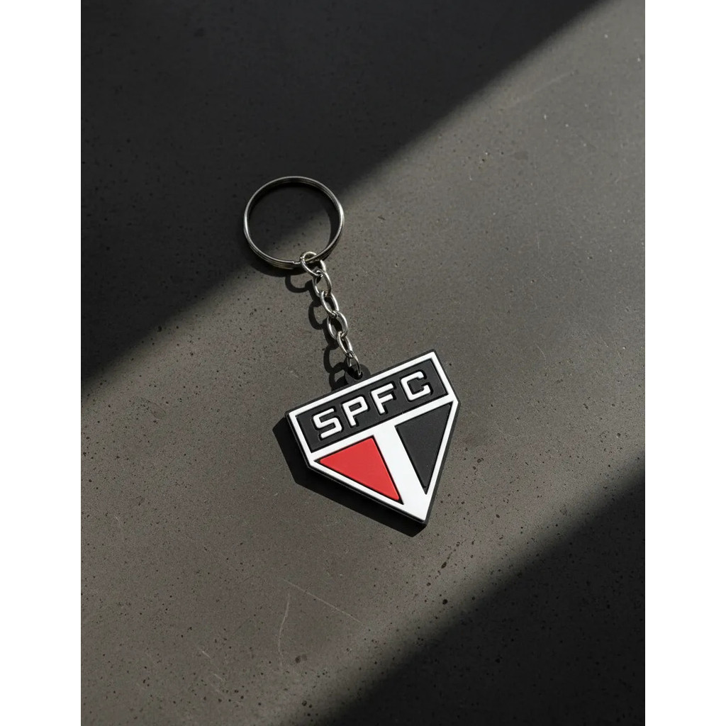 Kit 10 Chaveiros Emborrachado Strongcat  São Paulo Fc