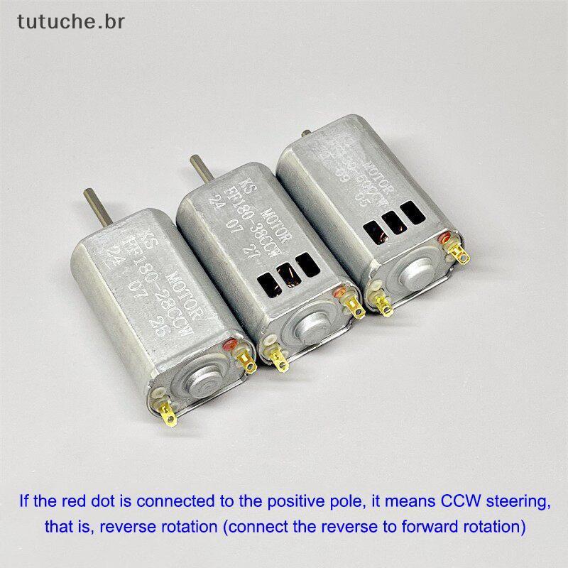TU Mini 180 FF180 Motor DC 3.7V Para Carro De Brinquedo Escova De Carbono Alto Desempenho Durabilidade Duradoura BR