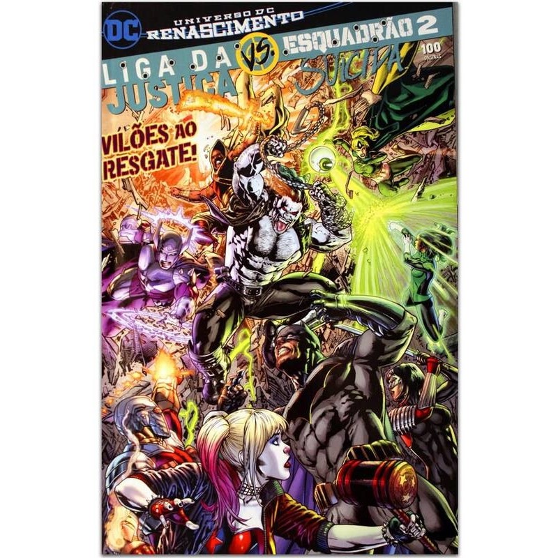 Vilões ao resgate! - Liga da justiça vs esquadrão suicida 2 autor DC Comics
