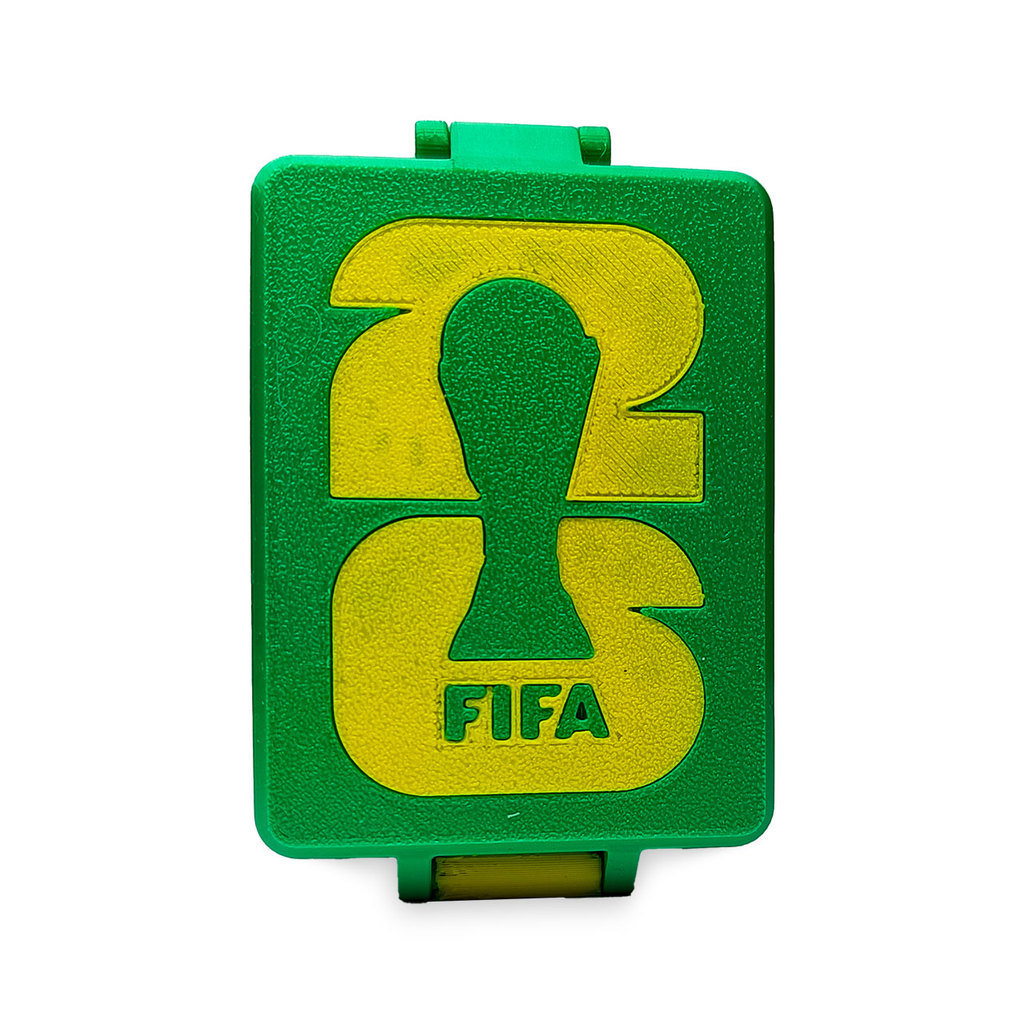 CAIXA PORTA FIGURINHAS ÁLBUM DA COPA DO MUNDO 2026 ORGANIZADOR VERDE