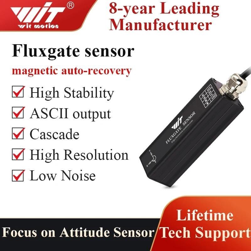 WitMotion HWT3100 Magnetômetro PNI De Nível Militar , Fluxo De Ângulo De Cabeçalho , sensor Geomagnético De Bússola Elet