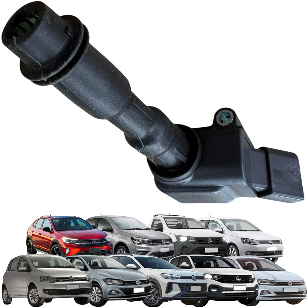 Bobina Ignição MARELLI Fox Gol Jetta Nivus Polo Saveiro Space Cross SpaceFox T-Cross Tera Up Virtus Voyage BI0072MM
