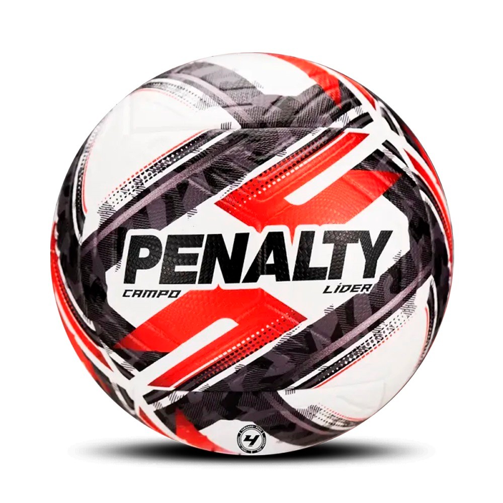 Bola Futebol Campo Penalty Lider Xxvi N4 Vermelho Infantil
