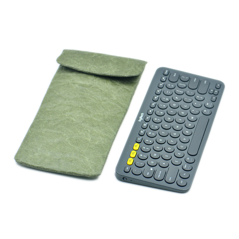Capa protetora para teclado, capa de couro com inserção reta adequada para Logit