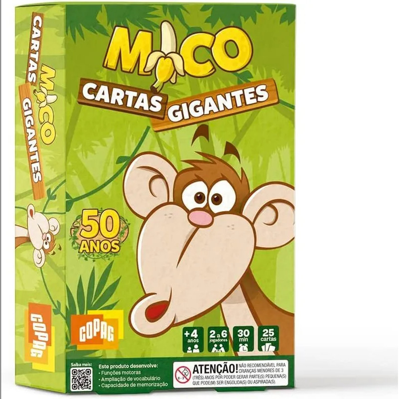 Jogo Do Mico Infantil Jogo De Cartas Copag Brinquedo Educativo Raciocínio E Memória Criança