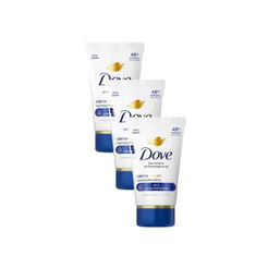 Kit 3 Desodorante Dove Antitranspirante Creme Sérum Reparação Diária 50g