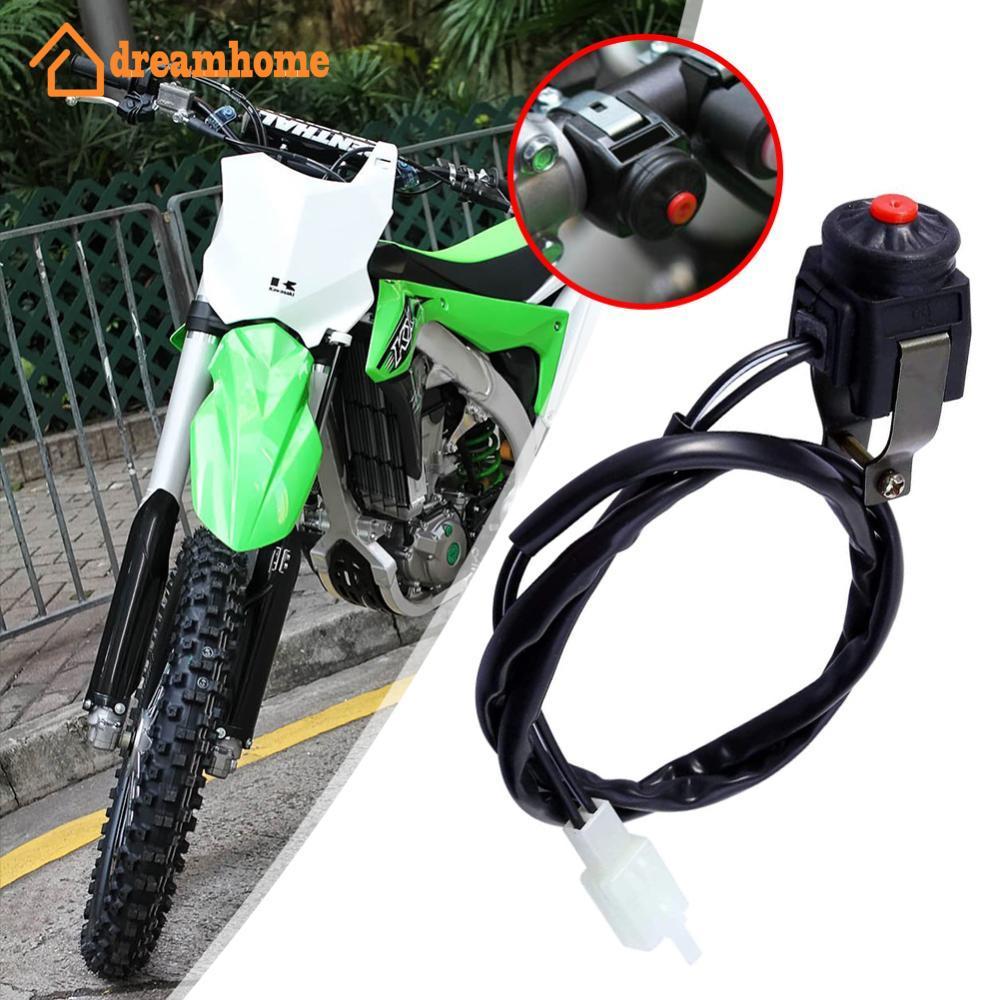 DREAMHOME Motocicleta Dual Sport Dirt Quad Start Horn Kill Off Stop Switch Botão Buzina Starter Para ATV Bicicleta Elétr