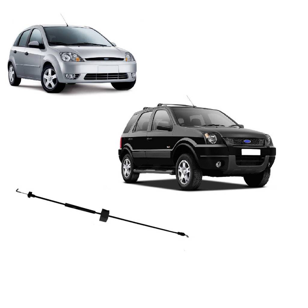 Cabo Fechadura Macaneta Porta Fiesta Novo Dianteiro Ecosport Traseiro Lado Direito