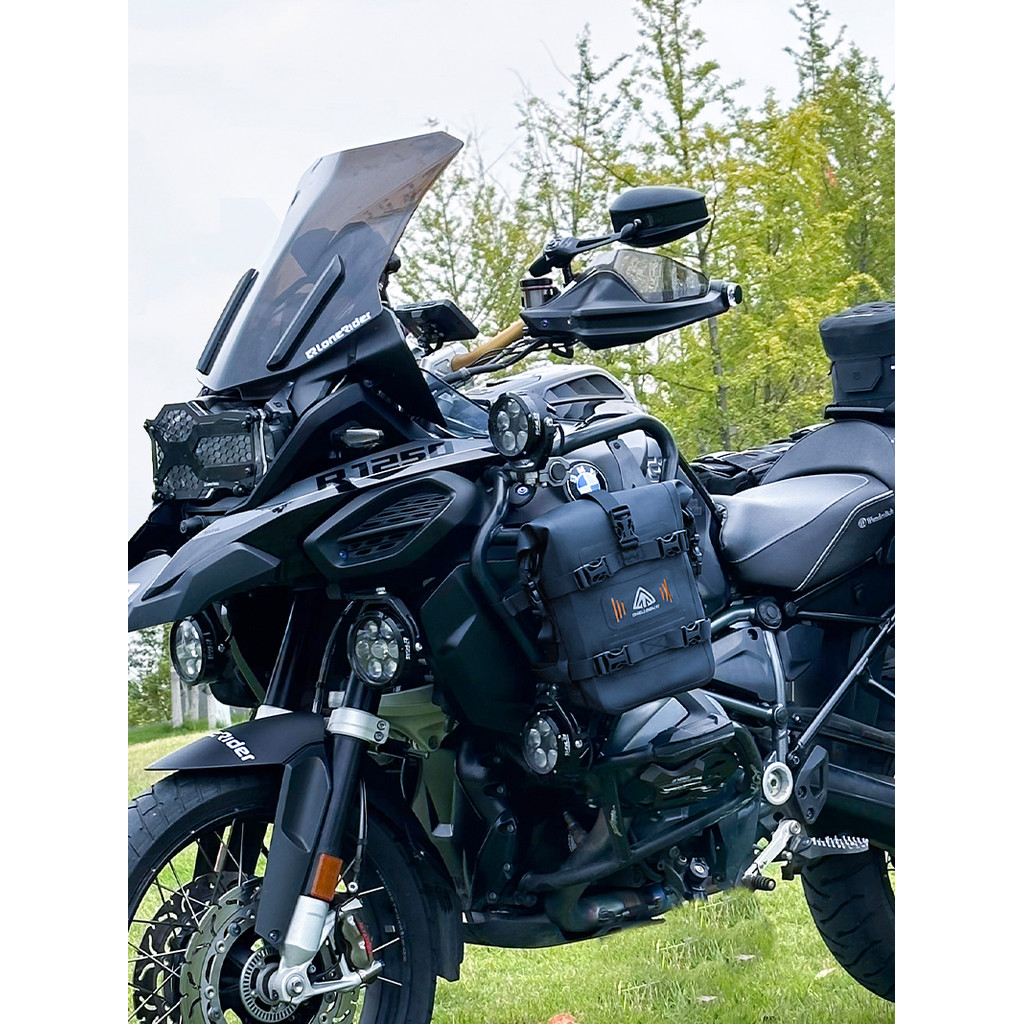 Roda sem fim saco lateral da motocicleta saco de proteção à prova dwaterproof água equipamento piloto Pedal saco lateral