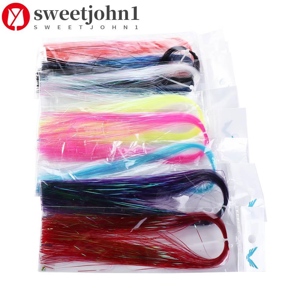 SWEETJOHN1 Fly Tying Tinsel Ferramentas De Pesca Acessórios Streamer Isca Brilhante Materiais De Amarração De Mosca