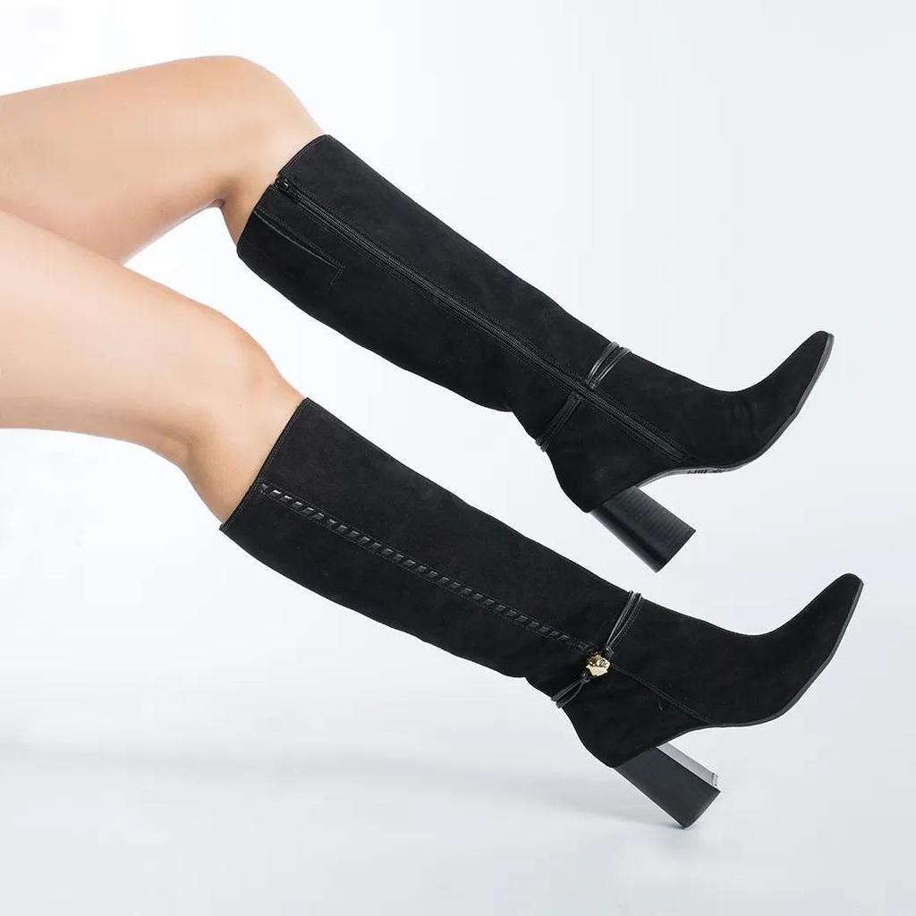 Bota Cano Longo Via Marte Detail Feminina